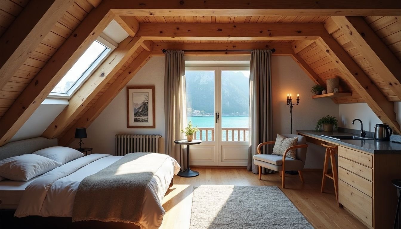 Studio meublé sous les toits — Annecy