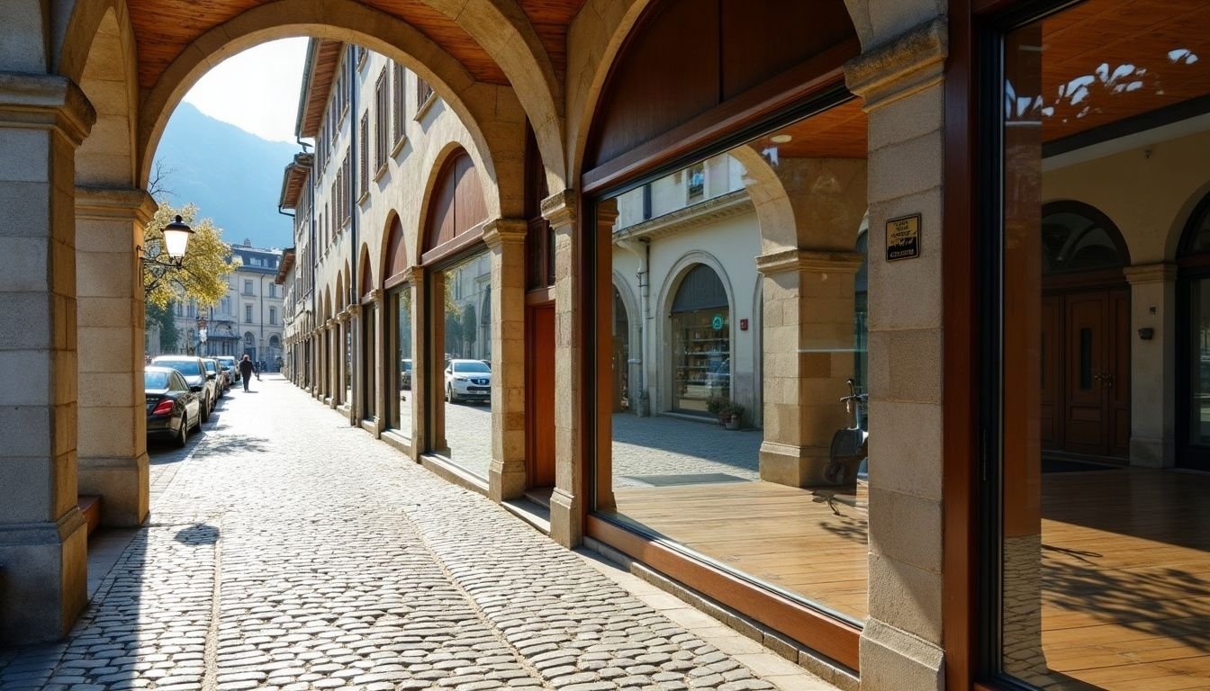 Murs commerciaux sous arcades — Annecy